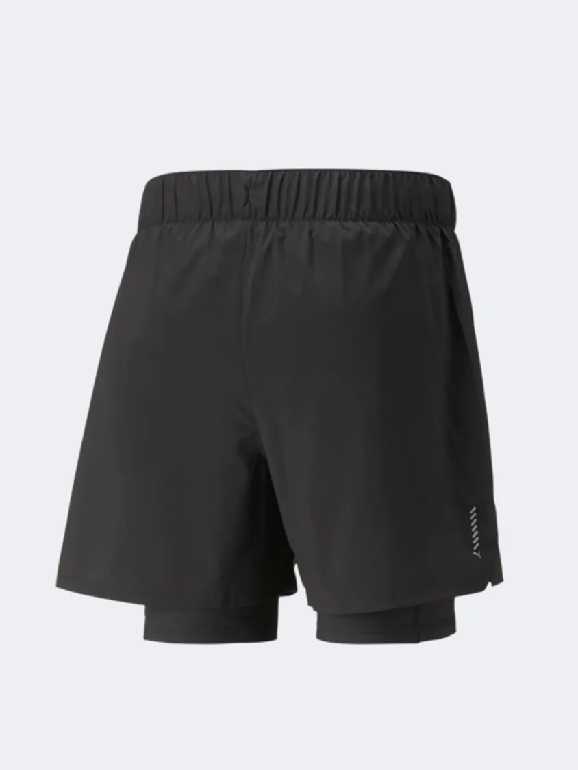 Puma  Run 2-In-1 5" Men Running Short Black