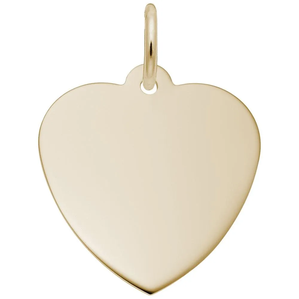 Rembrandt Charms - Small Classic Heart Charm - 4609