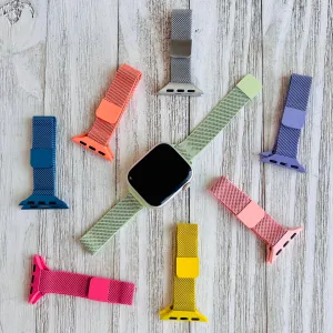 Slim Milanese Loop Band For Apple Watch Multiple Prints Available