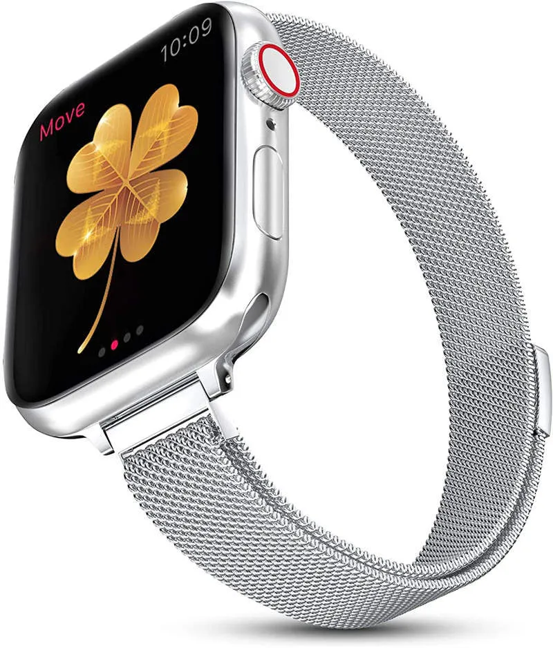 Slim Milanese Loop Band For Apple Watch Multiple Prints Available