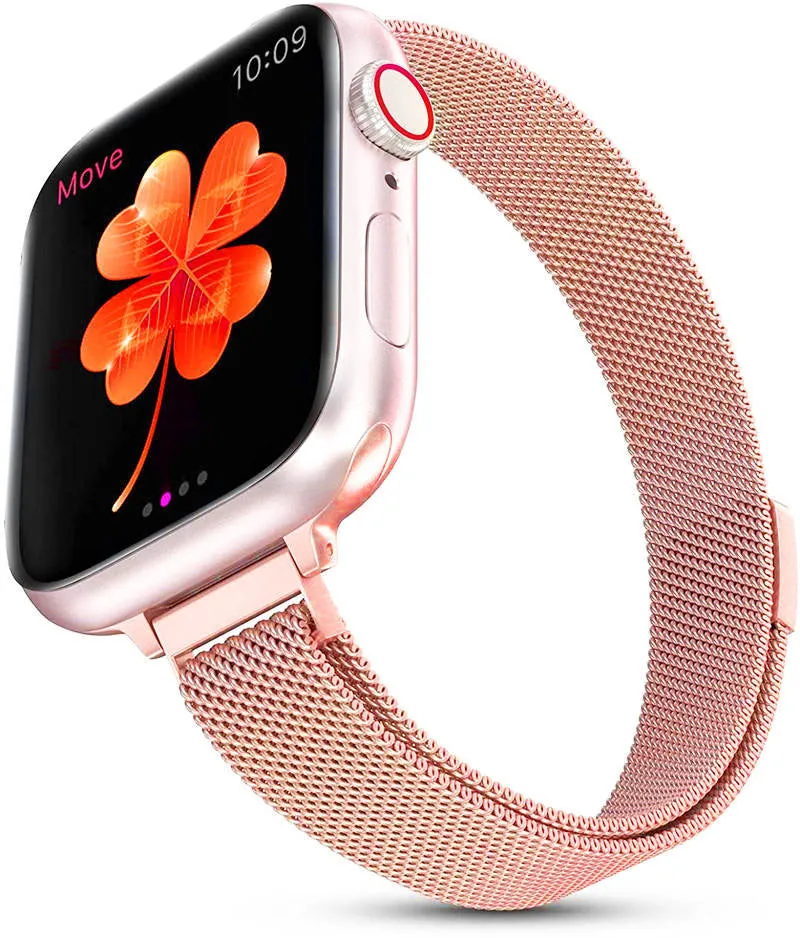 Slim Milanese Loop Band For Apple Watch Multiple Prints Available