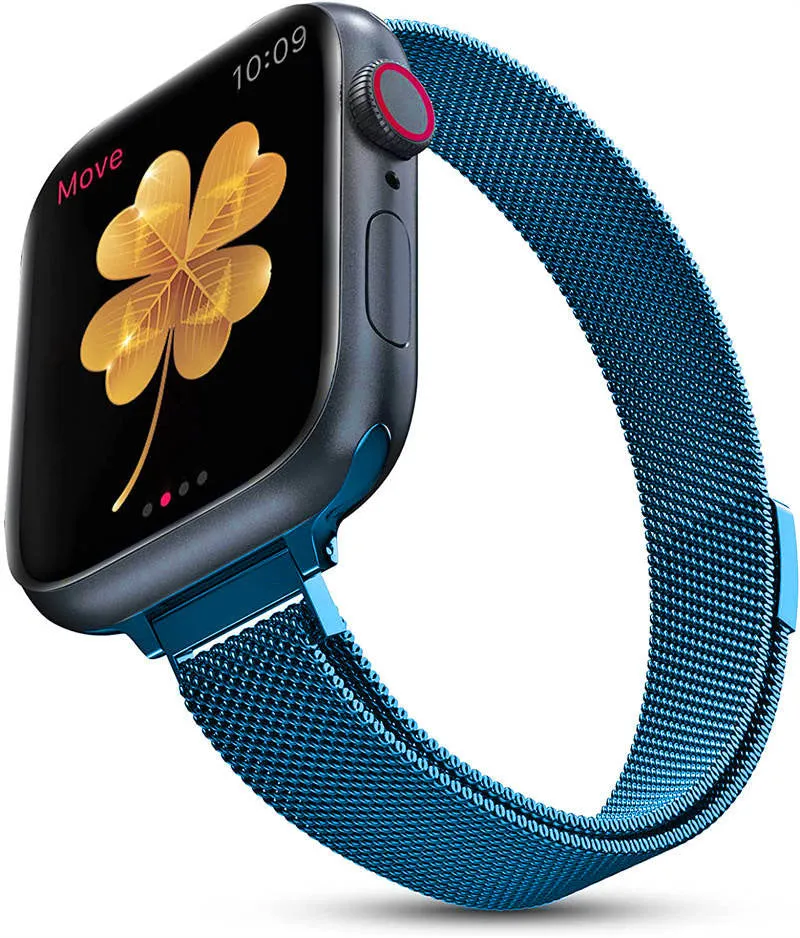 Slim Milanese Loop Band For Apple Watch Multiple Prints Available