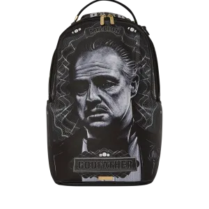 Sprayground Strictly Business The Godfather Collab Backpack - Grey / Black