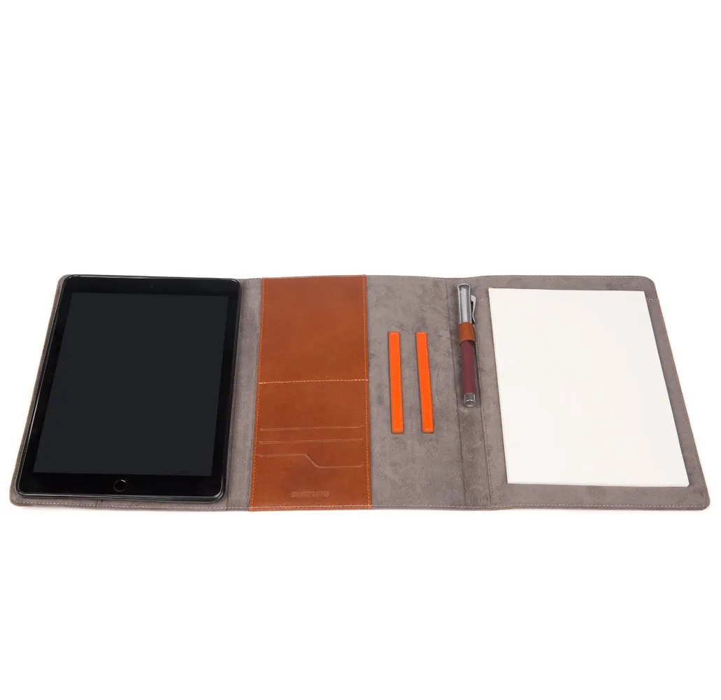 Tan Leather Chadwick iPad Organiser