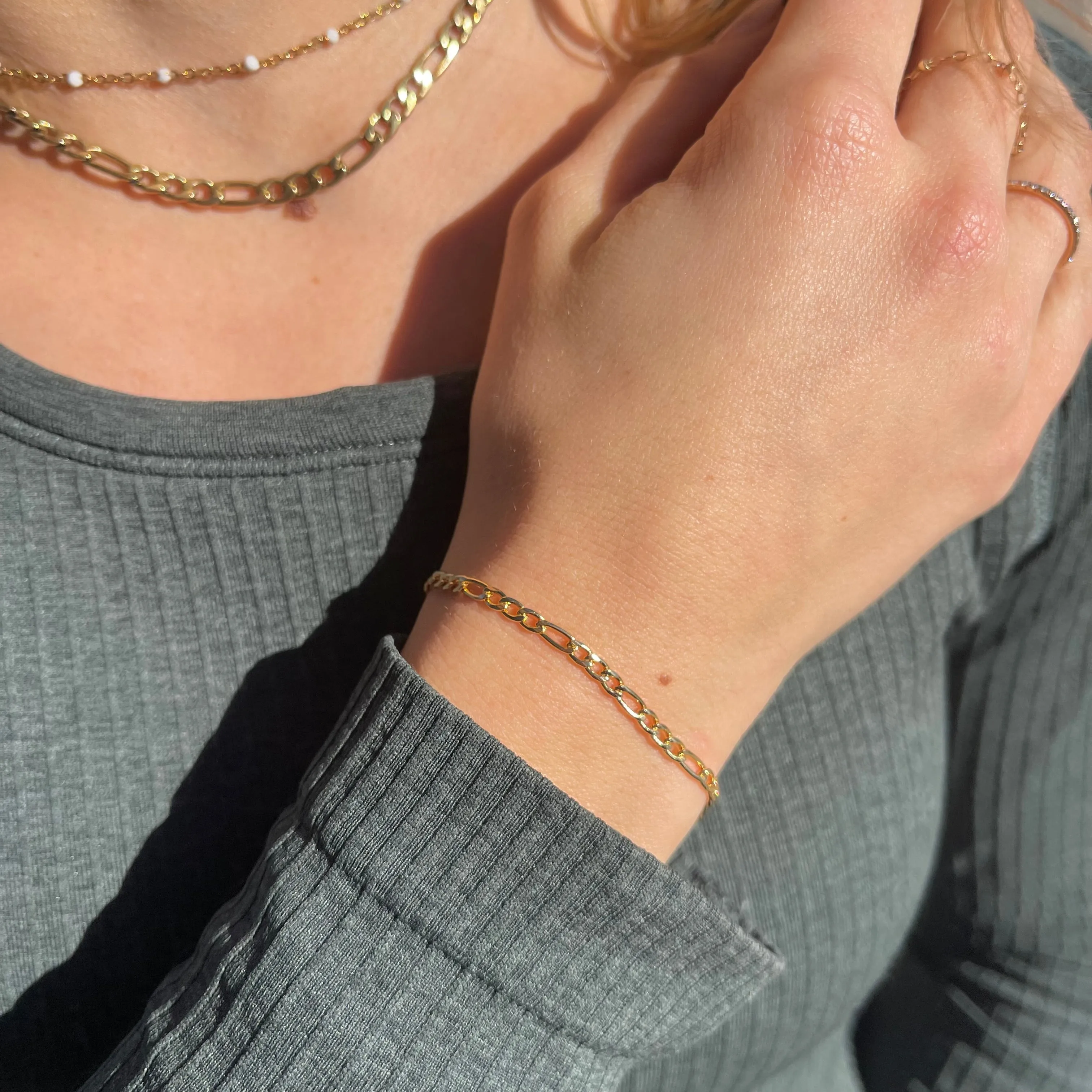 Tasha Gold Filled Chain Bracelet