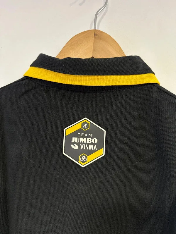 Team Jumbo Visma AGU Polo Black Yellow Men