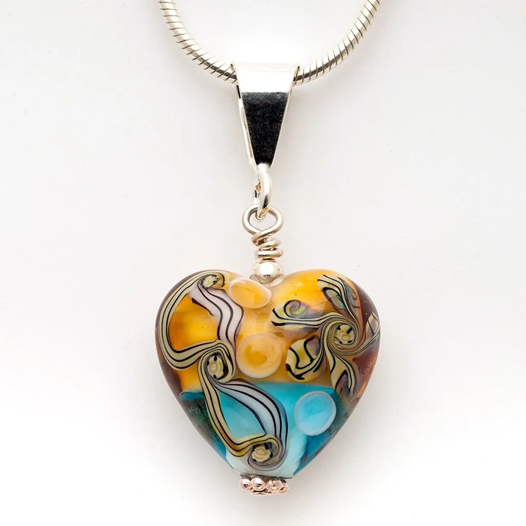 Tequila Heart Necklace