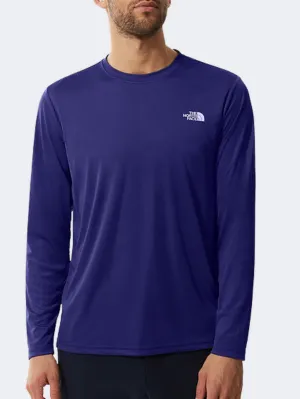 The North Face Rea Amp Men Training Long Sleeve Lapis Blue