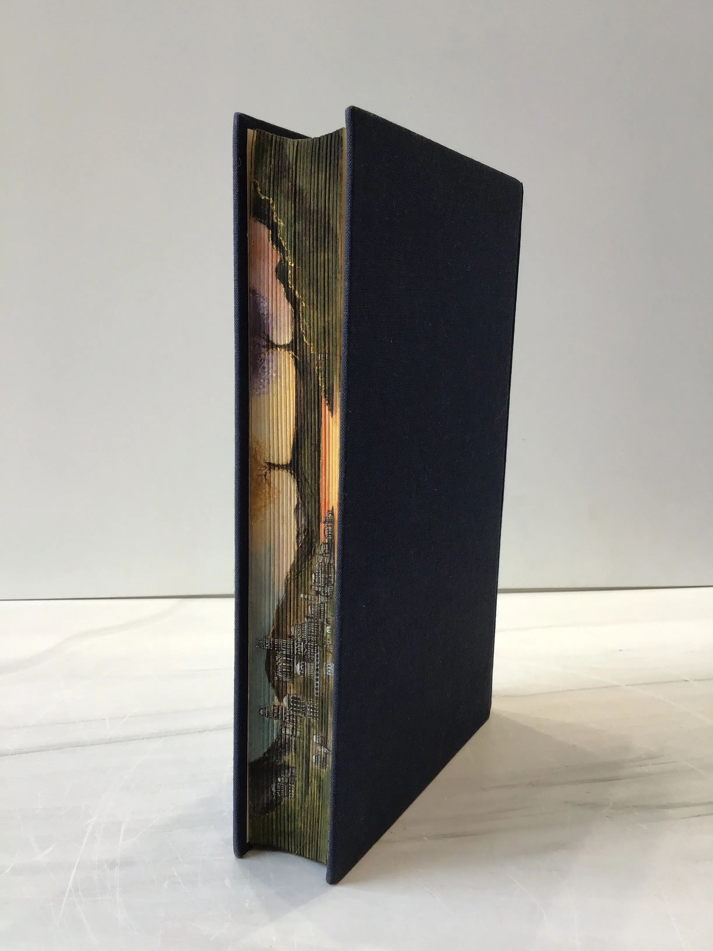 The Silmarillion - with Fore Edge Painting by Maisie Matilda