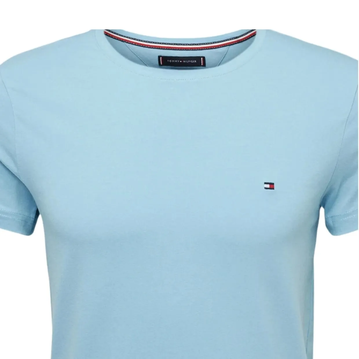 Tommy Hilfiger Logo Extra Slim Fit Sleepy Blue T-Shirt