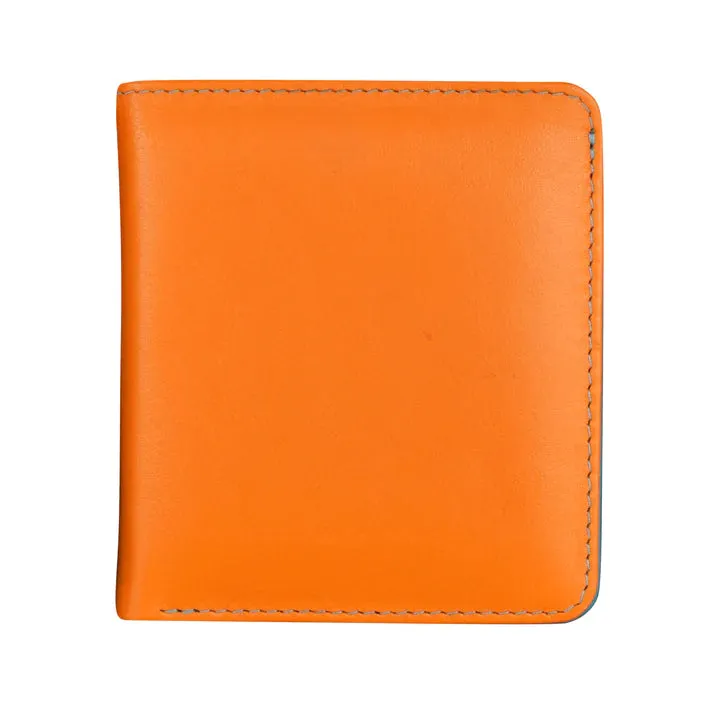 Two-Tone Bifold Mini Wallet