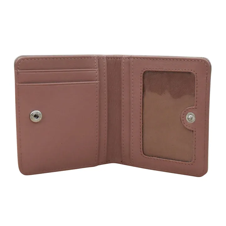 Two-Tone Bifold Mini Wallet