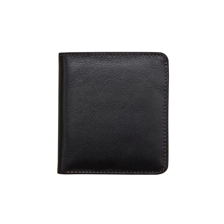 Two-Tone Bifold Mini Wallet