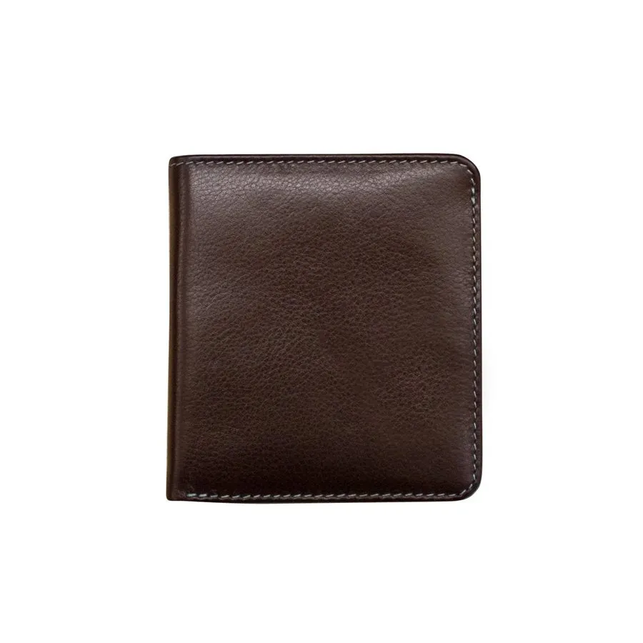 Two-Tone Bifold Mini Wallet