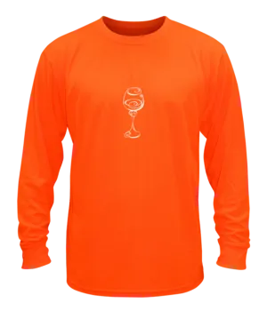 Unisex Reflective Long Sleeve Shirt - Better Be Wine