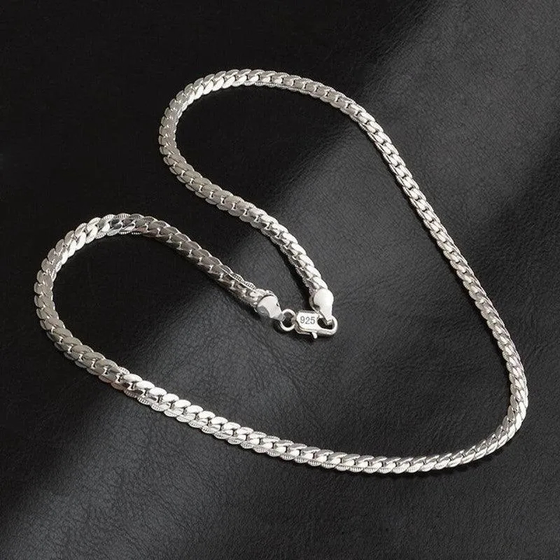 Unisex Silver Plated  Necklaces