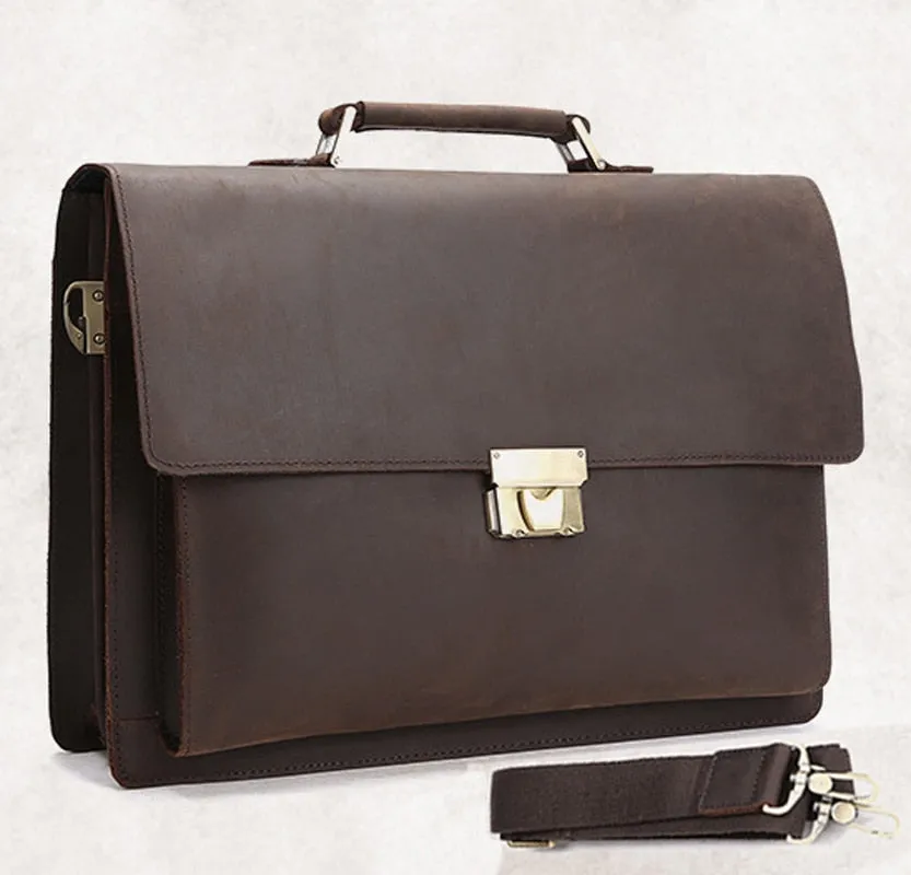 Vintage Genuine Leather Briefcase