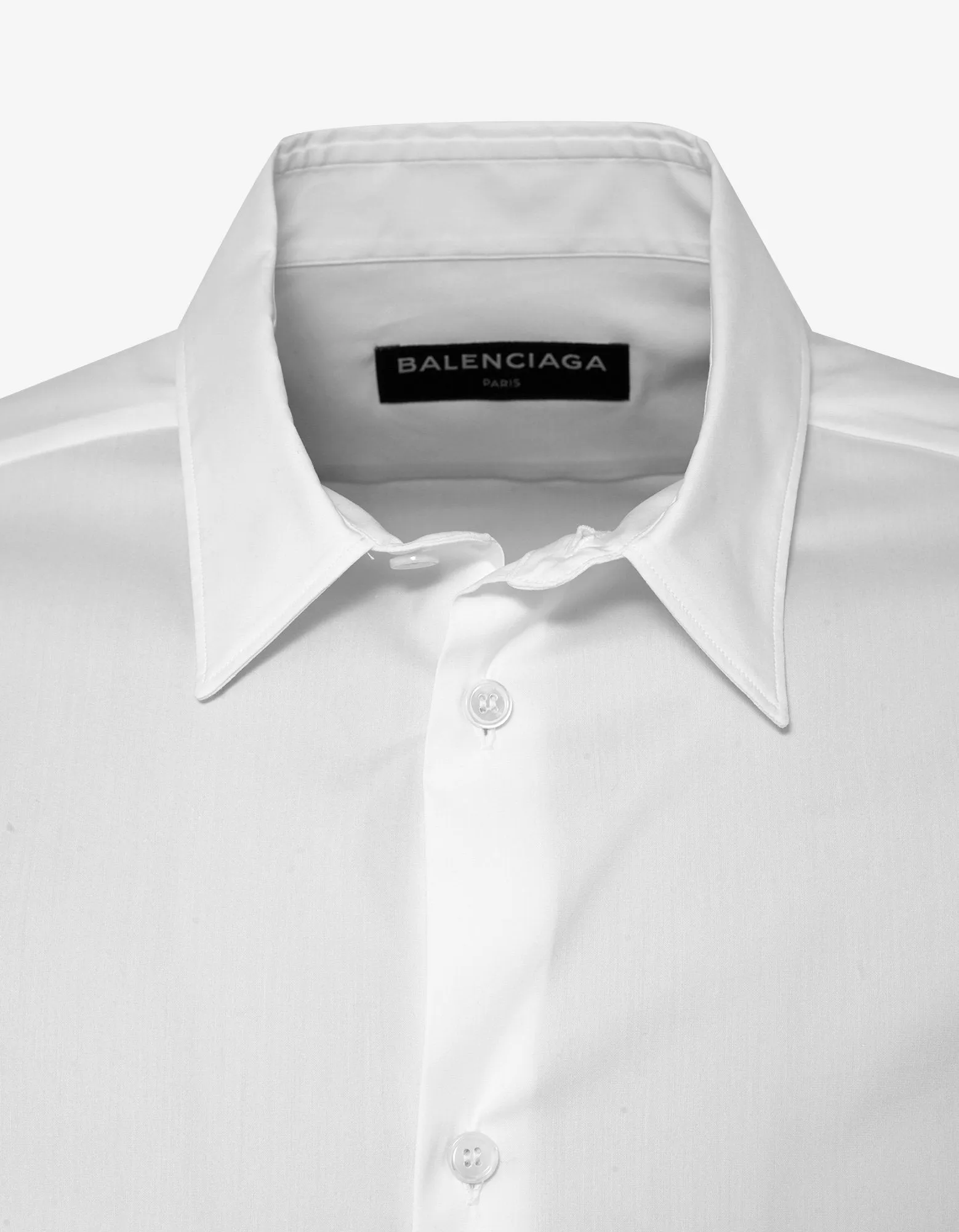 White Slim Fit Shirt -