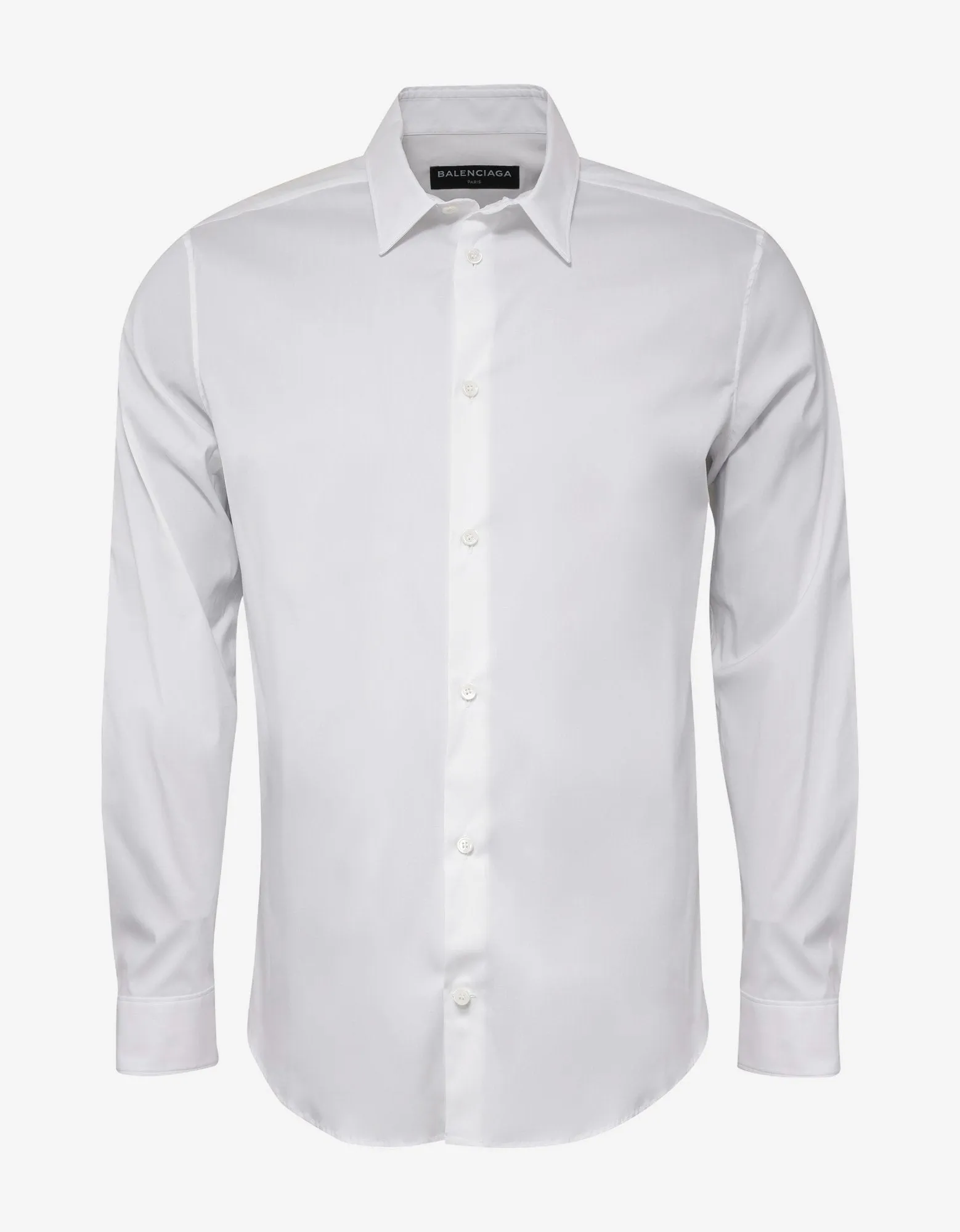 White Slim Fit Shirt -