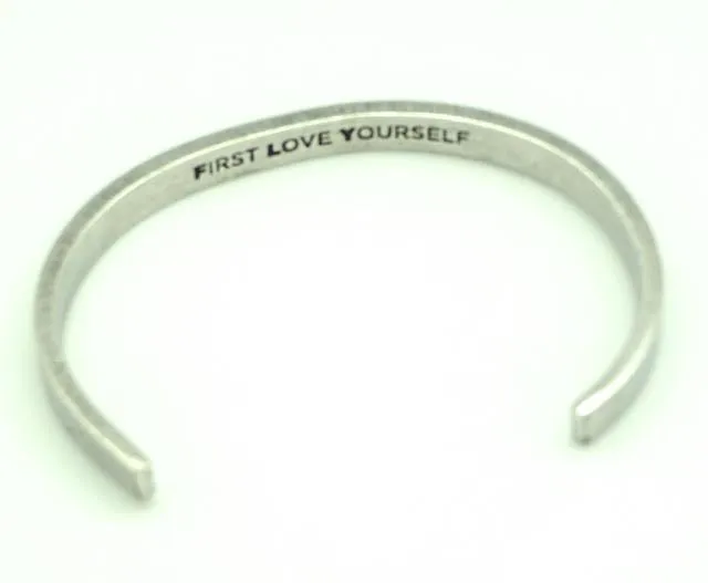 Whitney Howard Pewter Inspirational Cuff Bracelets