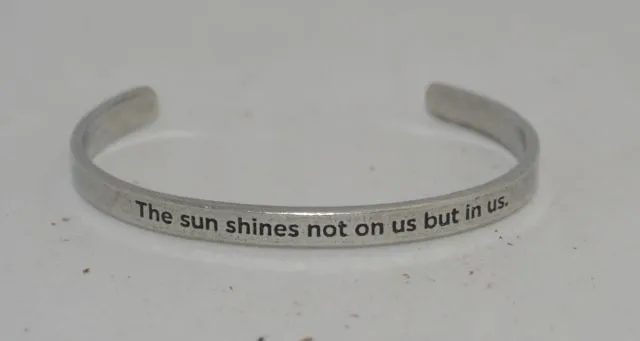 Whitney Howard Pewter Inspirational Cuff Bracelets