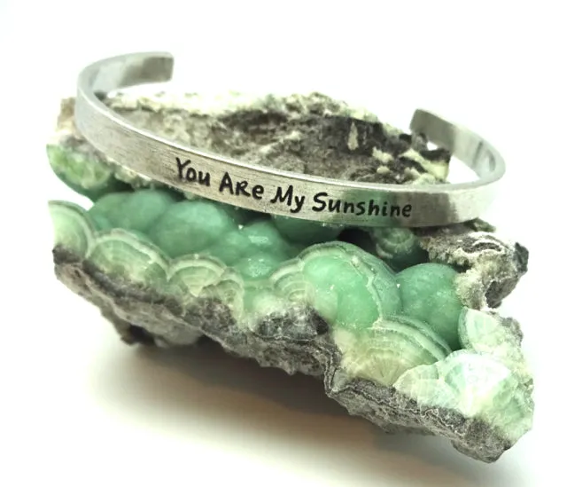 Whitney Howard Pewter Inspirational Cuff Bracelets