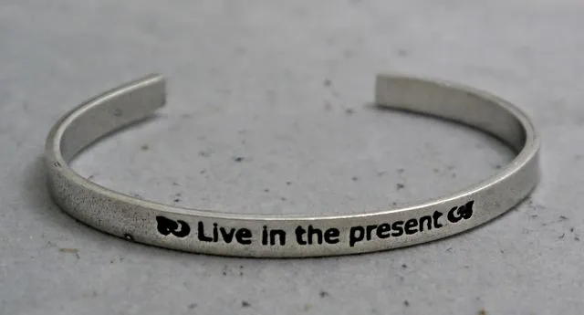 Whitney Howard Pewter Inspirational Cuff Bracelets