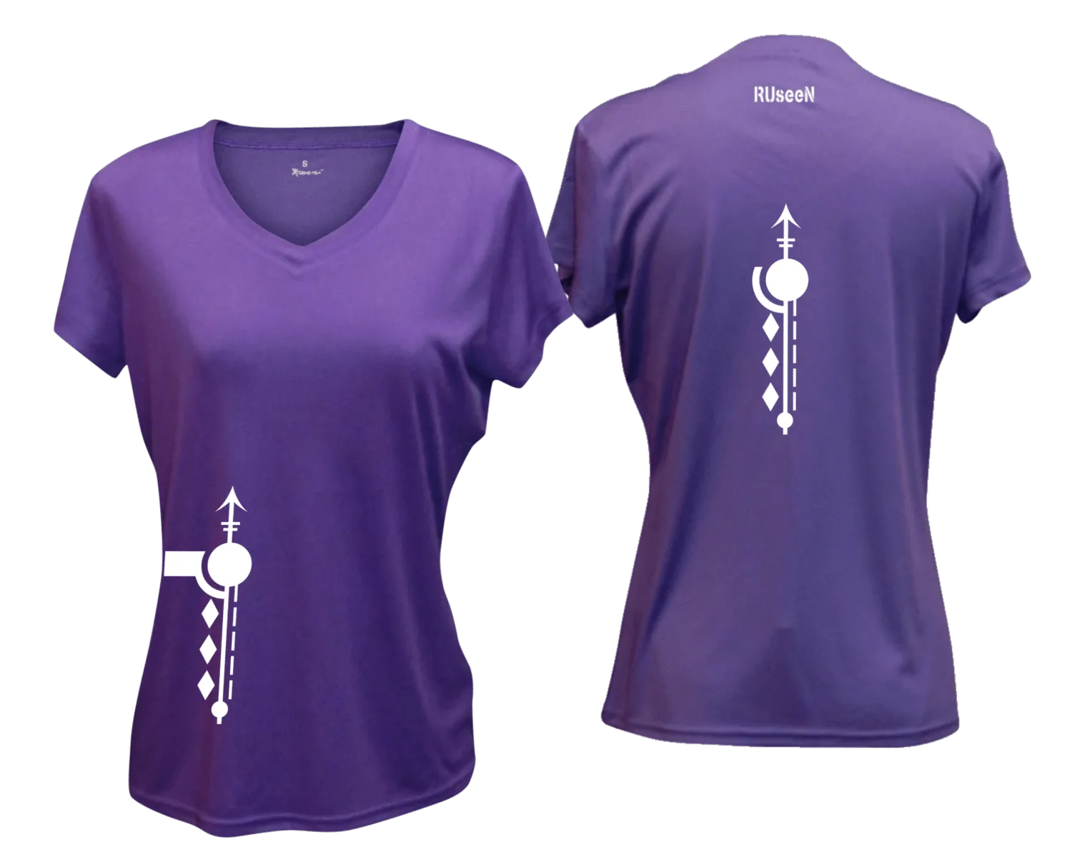 Women's Reflective Short Sleeve Shirt - Paths