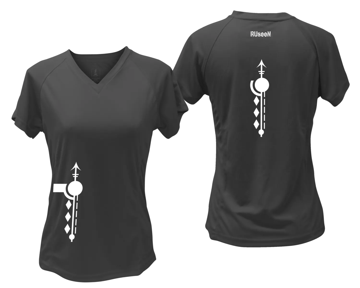 Women's Reflective Short Sleeve Shirt - Paths