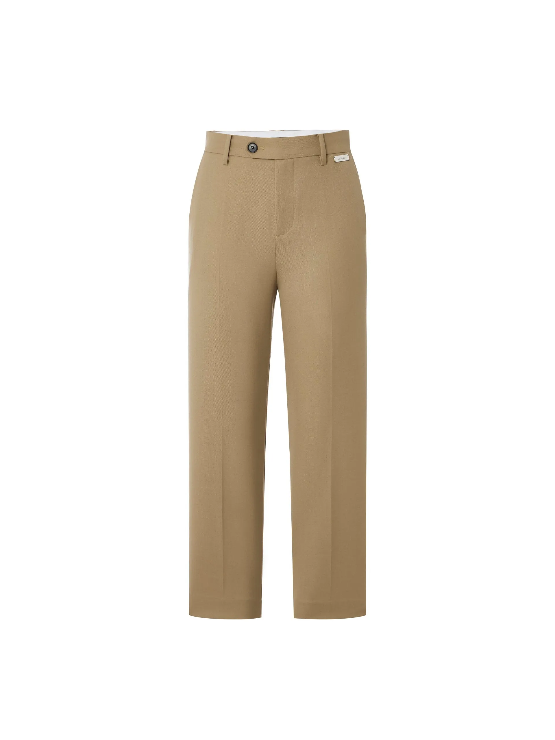 Wool Blend Suit Pants